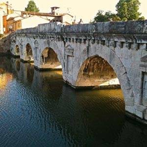 Ponte in pietra di Tiberio a Rimini