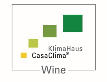 Logo del protocollo di sostenibilità CasaClima Wine