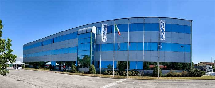 La sede di Polyglass, azienda del Gruppo Mapei