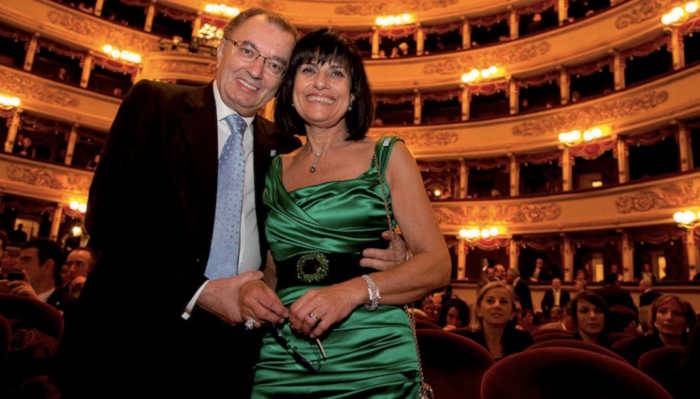 Giorgio Squinzi con la moglie Adriana Spazzoli