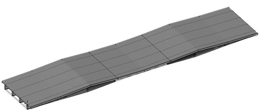 Modello agli elementi finiti di un ponte