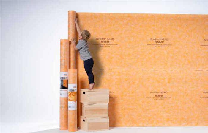 la guaina KERDI200 è disponibile in 3 formati: 1 metro, 1,5 metri e 2 metri