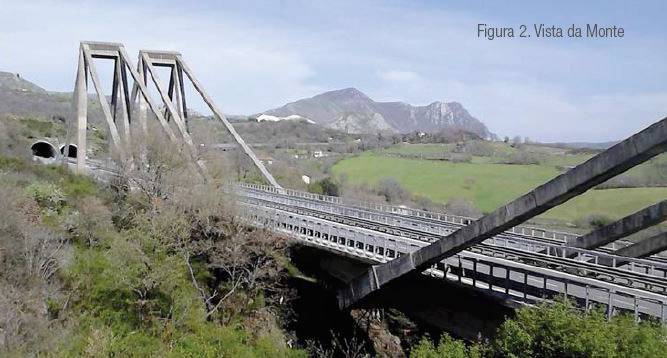 viadotto-strallato-carpineto I: vista da monte
