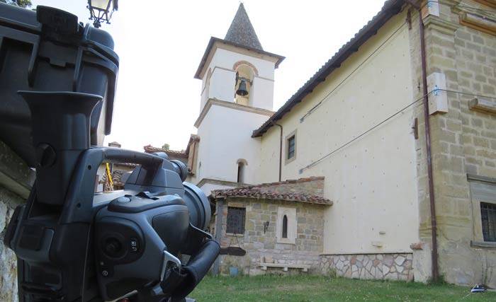 ndagine termografica sulle pareti del Santuario di Santa Maria delle Grazie a Varoni (Amatrice)