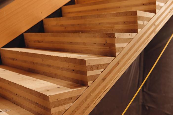 Le scale in legno, crediti foto: TOG.