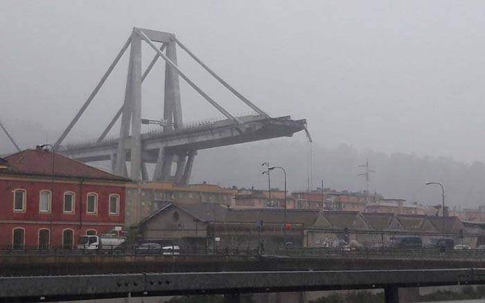 Il ponte morandi è crollato