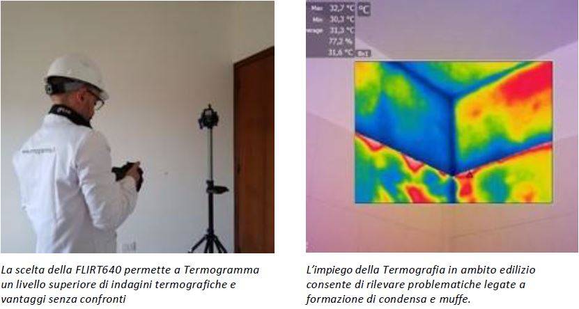 applicazione della termografia in edilizia