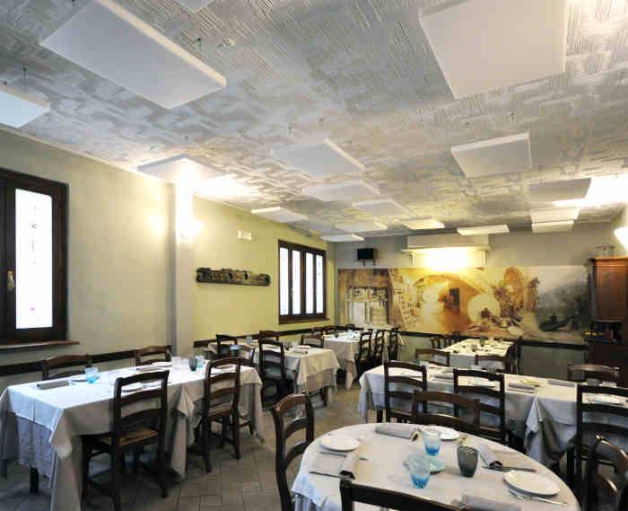 lspace style, correzione acustica di un ristorante