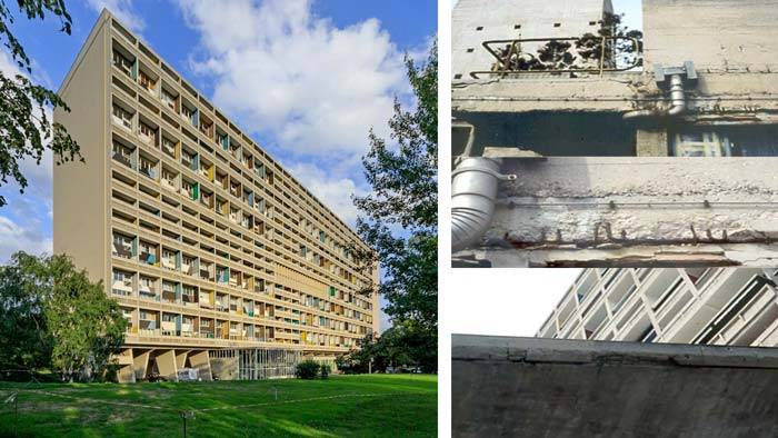 Unitè d’abitation di Le Corbusier a Parigi. 