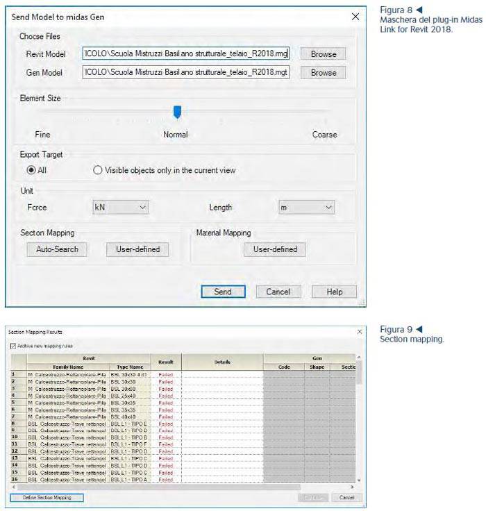 Importazione del modello in Midas Gen