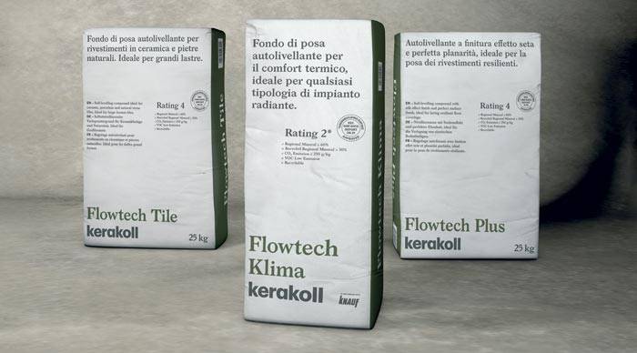 La gamma di autolivellanti Flowtech di Kerakoll