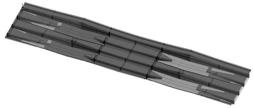 Modello agli elementi finiti di un ponte