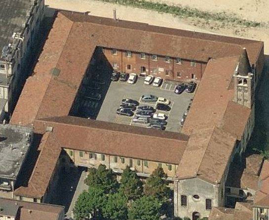 Foto aerea della sede dei VV.UU. di Verona