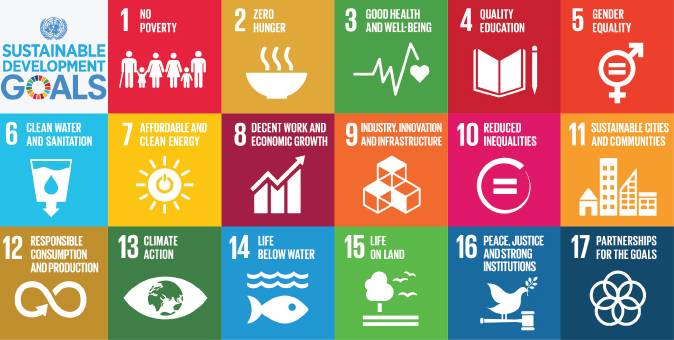 17 Obiettivi di Sviluppo Sostenibile delle Nazioni Unite