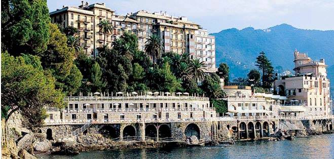 Vista ovest della zona a mare facente parte dell’hotel