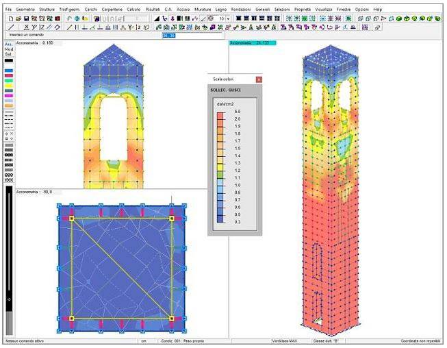 Sollecitazioni nei gusci della torre campanaria