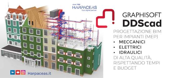 DDSCAD il software BIM MEP distribuito da Harpaceas