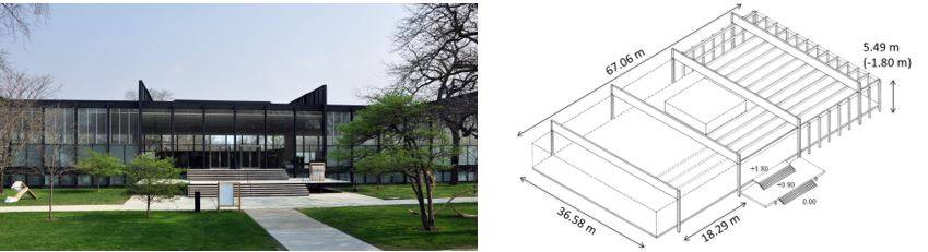 Figura 3 – Crown Hall; Illinois Institute of Technology, Chicago. Ludwig Mies van der Rohe; 1956.