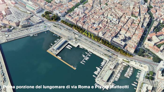 Prima porzione lungomare di via Roma e Piazza Matteotti, Stefano Boeri Architetti.