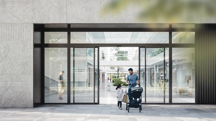Figura 1- L'ingresso come biglietto da visita integrazione tra funzionalità e design.