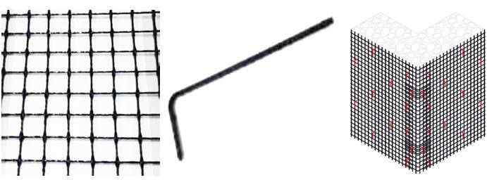 RG-NET BA, connettori RG FIX e l’installazione degli elementi d’angolo E-corner RG L25.