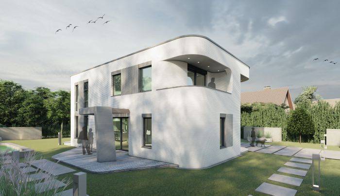 La prima casa stampata in 3D in Germania con i.tech 3D di Italcementi