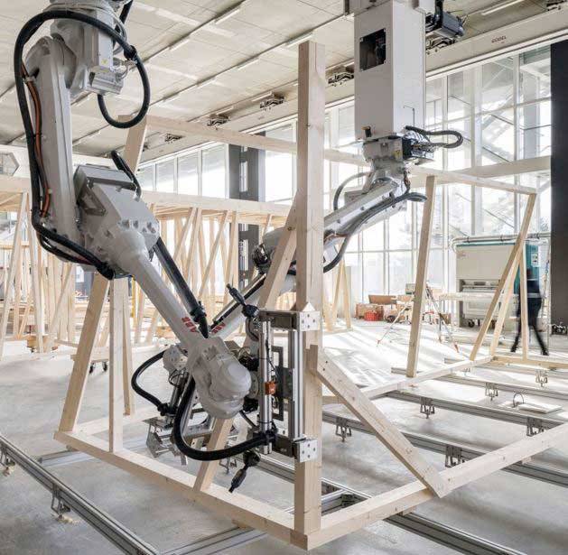 Struttura fabbricata ed assemblata da due robot mediante tecnologia di fabbricazione additiva e strumenti digitali – Politecnico di Zurigo