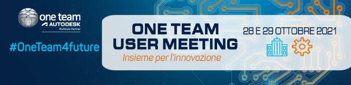 Torna One Team User Meeting: le principali novità Autodesk e le soluzioni BIM e GIS