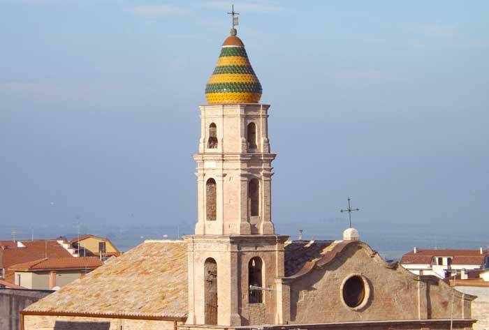 immagine dall'alto della Chiesa di San Nicola