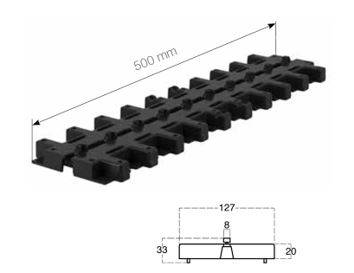 Caratteristiche tecnico-dimensionali della griglia di drenaggio invisibile di Redi