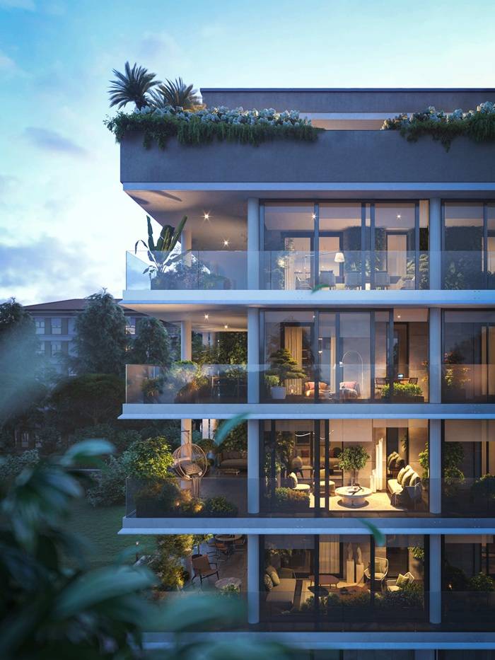 Progetto residenziale di lusso 126Martini all'EUR.