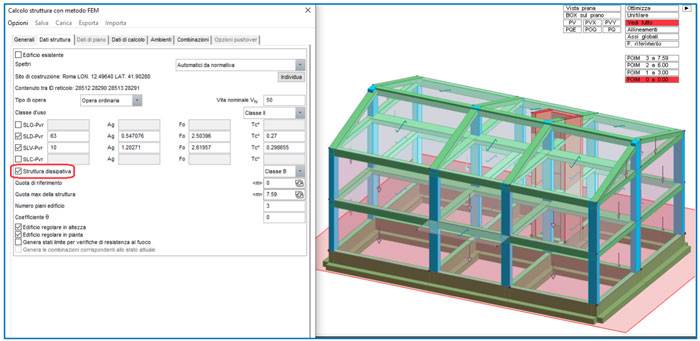 Software di calcolo ModeSt per la progettazione in zona sismica