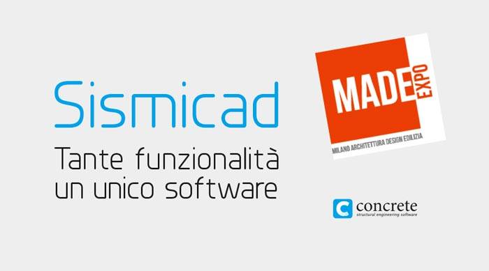 Sismicad, un software tante funzionalità: vieni a scoprirle a MADE Expo 2021