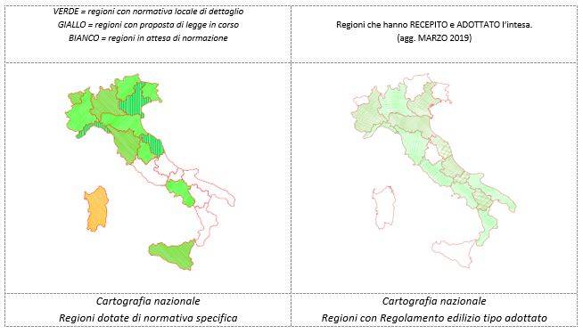 Regioni che hanno adottato normative specifiche sulla sicurezza del lavoro su coperture