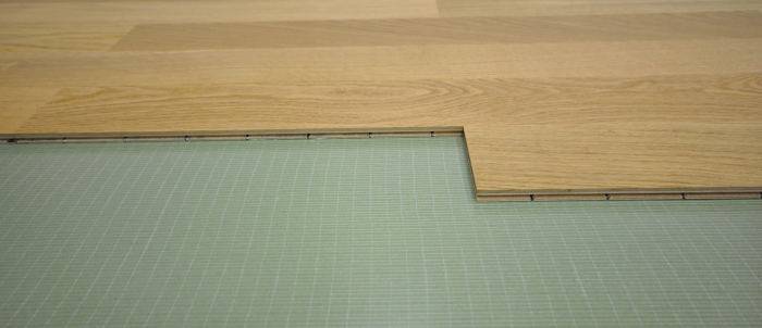 Alternativa alla posa del parquet incollato: Isolmant top incollapavimento