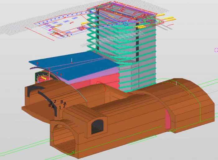 La progettazione delle opere di ampliamento della Linea 11 della Metro di Parigi in modalità BIM