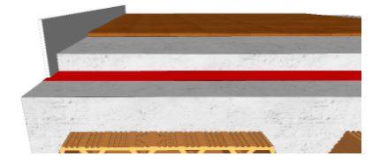 Massetto aderente - Particolare costruttivo