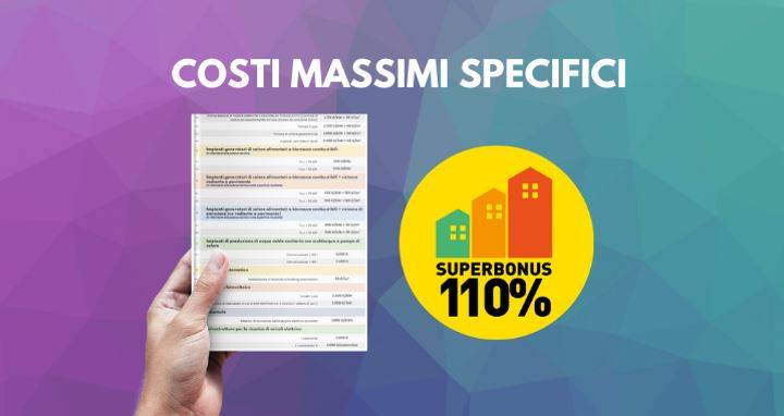 Decreto MiTE - Costi massimi specifici agevolabili 