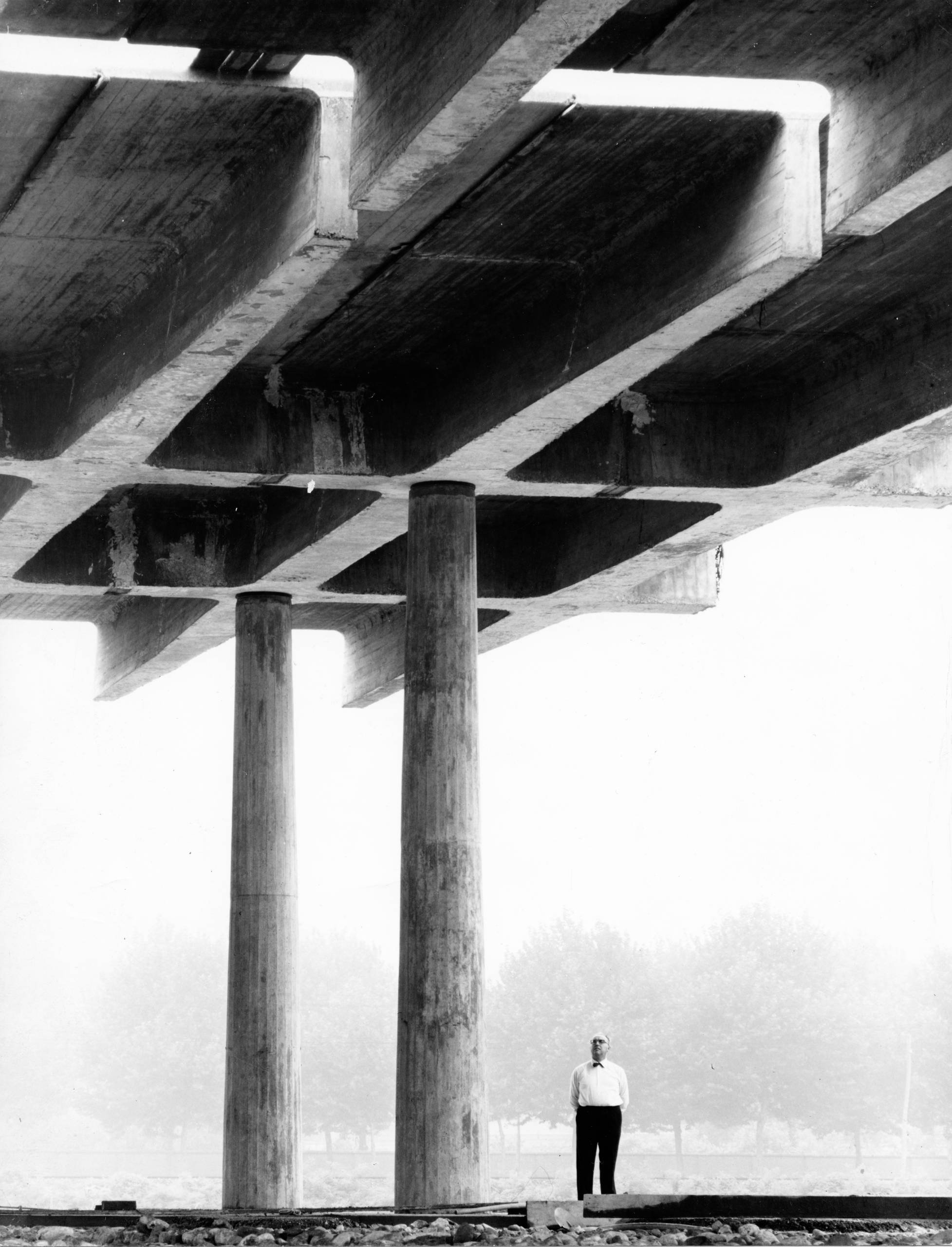 Angelo Mangiarotti, Deposito industriale Splügen Bräu, Mestre (Venezia), 1962, foto Archivio Giulio