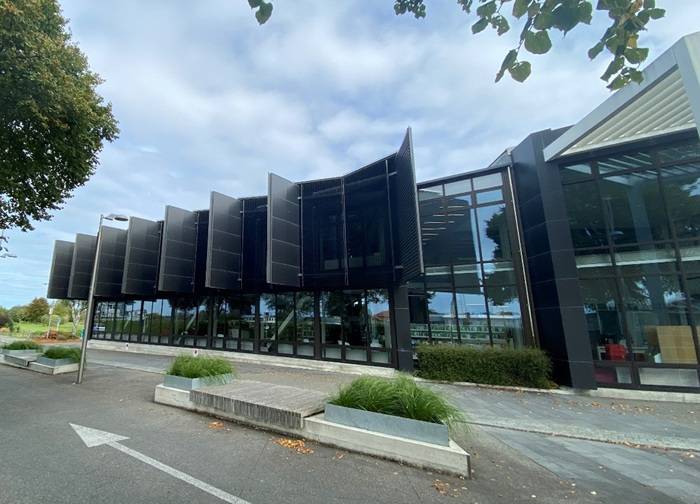 Schermature Kaiapoi Museum & Library, Kaiapoi, Nuova Zelanda, 2017, architetti: Warren and Mahoney