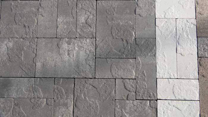 Pavimentazioni urbane fotocatalitiche: particolare dei masselli autobloccanti LASTRUM