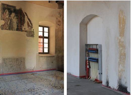 Sistema radiante a pavimento: riqualificazione di un complesso monastico a Cremona. Fonte: LOEX.
