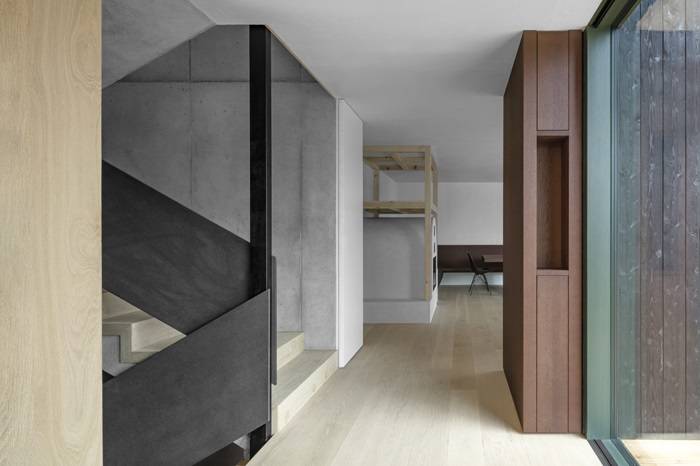 Interni Casa Em a Tiles (BZ), Arch. Wolf e studio Bergmeisterwolf con Scissione.