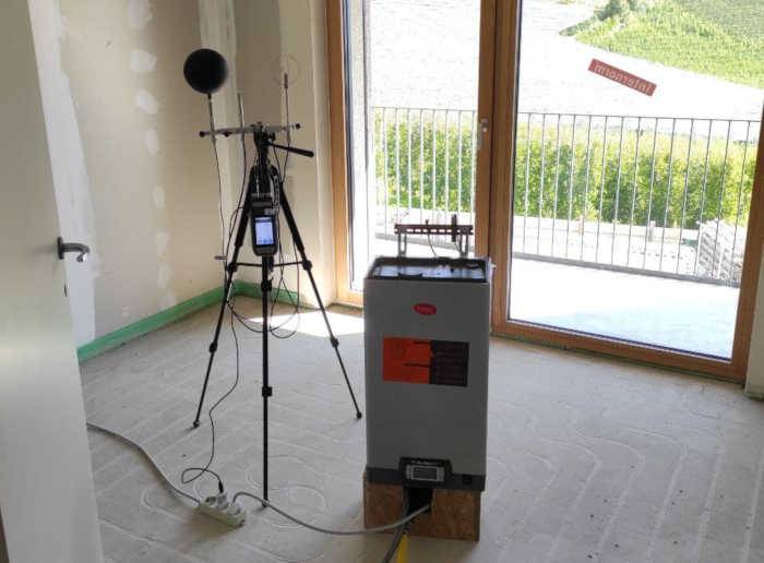 Progetto Dhomo - Stazione microclimatica posizionata in una delle stanze monitorate