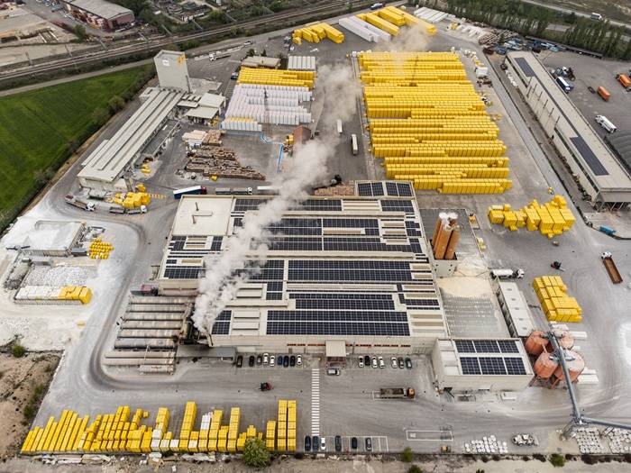 Stabilimento Xella Italia di Pontenure (Pc).