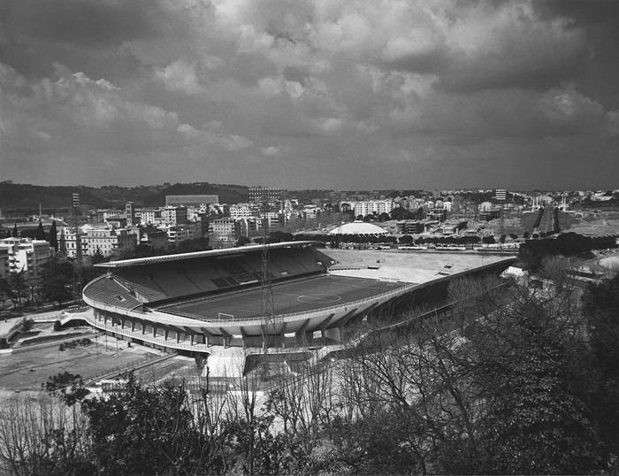 Pier Luigi Nervi, Stadio Flaminio, Roma 1959. Courtesy Fondazione MAXXI, Roma.