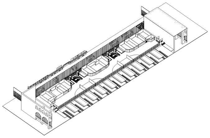 Visualizzazione BIM piastra servizi RMT