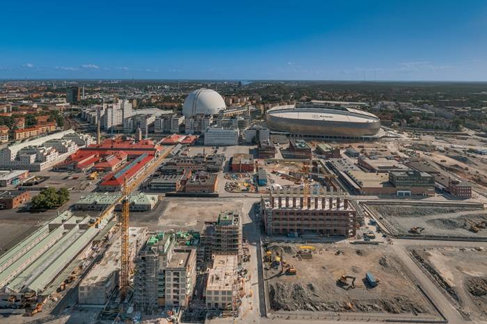 Stoccolma. La zona di sviluppo di Slakthusområdet rappresenta il banco di prova per la riduzione delle emissioni di CO2 dei cantieri edili.