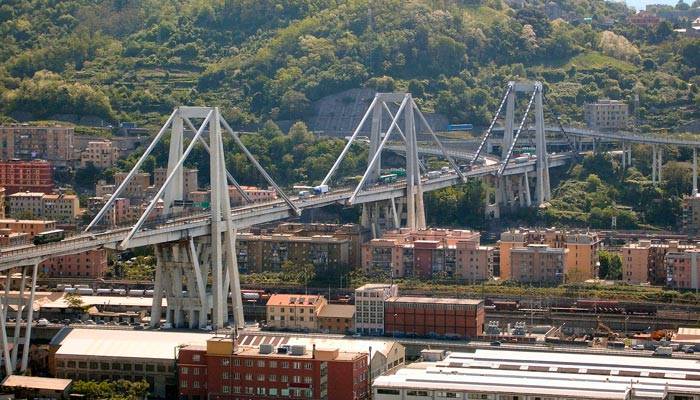 viadotto polcevera a genova come era