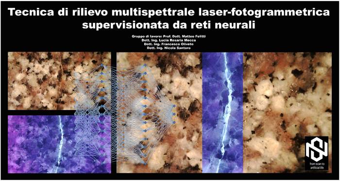 rilievo automatico multispettrale in cantiere con restituzione in tempo reale dell’ortofoto della matrice lapidea di un rivestimento in marmo